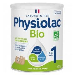 Bio Milk 400g Dès La Naissance 0 à 6 mois Physiolac