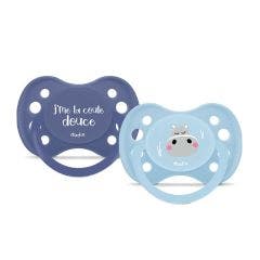 Anatomical pacifier x2 Animaux Protégés From 6 months old Dodie