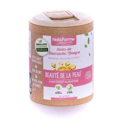 NAT&FORM Organic Borage & Evening Primrose Oil 120 Capsules Beauté de la peau Nat&Form