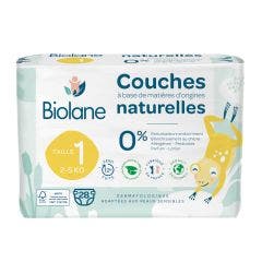 Eco Diapers Size 1 x28 Pas de fuite Biolane