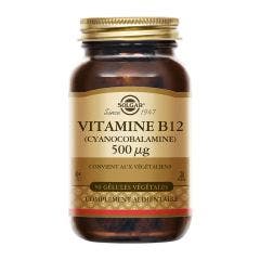 Vitamin B12 500&micro;g 50 Vegicaps 50 Gelules Vegetales Solgar