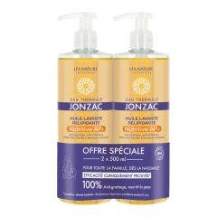 Huile Lavante Relipidante 2x500ml Nutritive AP+ Anti-Grattage Jonzac Thermal Water♦Huile Lavante Relipidante 2x500ml Nutritive AP+ Anti-scratch Eau thermale Jonzac