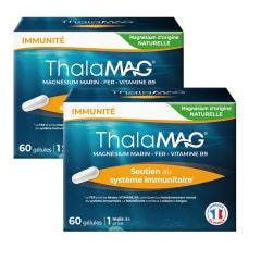 Soutien au Système Immunitaire 2X60 Gélules Magnésium Marin Thalamag