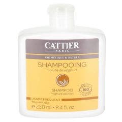Frequent Use Yoghurt Solution Shampoo 250ml Shampooing Cattier