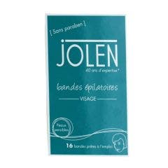 Hair Removal Strips Face Sensitive Skin Box Of 16 Strips Jolen
