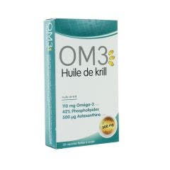 Om3 Huile Krill 30 Capsules 500 mg OM3