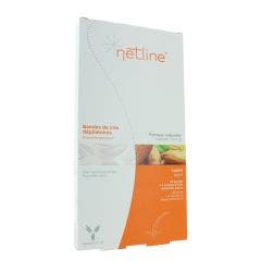 Hair Removing Wax Strips 20 Strips + 4 Sweet Almond Oil Sachets Netline