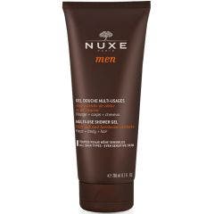 Men Multi Use Shower Gel All Skin Types Even Sensitive 200ml Men Visage, Corps Et Cheveux Nuxe