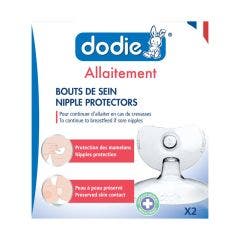 Breastfeeding 2 Anatomical Nipple Shields x2 Dodie