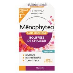 Without Hormones Hot Flashes 28 Capsules Ménophytea