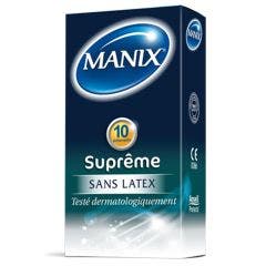 Supreme Latex-free Condoms X10 x10 Suprême Manix