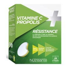Vitamin C + Propolis Resistance 24 Tablets Nutrisante