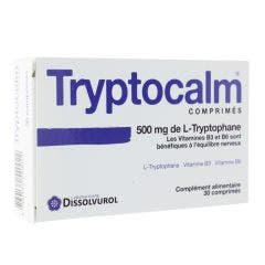 Tryptocalm L-tryptophan 30 Tablets 500mg Dissolvurol