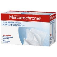 Sterile Bandages 20cmx20 Economy X60 Mercurochrome
