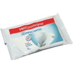 Disinfecting Freshness Wipes x 12 Mercurochrome