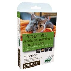 Parasite Repellent Pipettes Kitten 3x0.6ml Zoostar