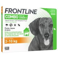 Combo Spot-on S Dogs 2- 4 Pipettes 4 Pipettes de 0,67ml Frontline