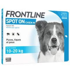 Spot-on Dog 10- 4 Pipettes 4 Pipettes De 1,34ml Frontline