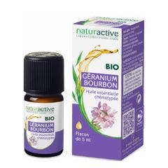 Organic Geranium Bourbon Essential Oil 5ml Naturactive