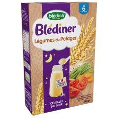 Blediner Evening Dish Cereals And Vegetables From 6 Months 240g Blédina