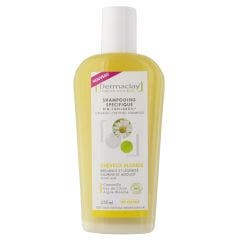 Organic Certified Shampoo For Blond Hair 250ml Cheveux Blonds Dermaclay