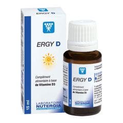 Ergy D Vitamin D3 Immune Defenses 15ml Nutergia