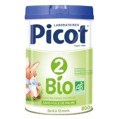 2 Bio Formula Powder Milk 6-12 Months 800g Picot