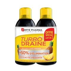 Turbodraine Pineapple 2x500ml TurboDraine Forté Pharma