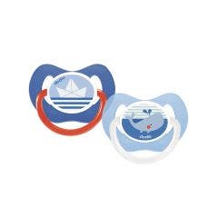 Silicone Physiological Pacifier Sea Collection From 6 Months X2 Dodie