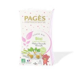 Organic Organic Tea For Babies From 12 Months X 20 Bags Pagès