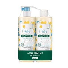 Gentle Cleansing Gel 2x500ml Bébé Klorane