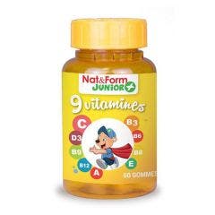 9 Vitamines Junior 60 Gommes Nat&Form
