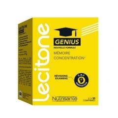 Lecitone Genius memory and concentration 30 tablets 30 Comprimes Lécitone