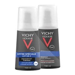 Ultra Refreshing Deodorant 2x100ml Déodorant Vichy