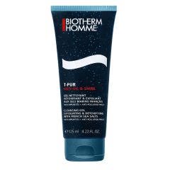 Purifying Scrub Cleansing Gel for L'Homme 125ml T-Pur Anti-Oil & Shine Biotherm