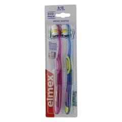Toothbrush Junior 6-12 years flexible Pair Elmex