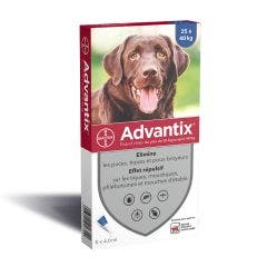 Advantix Big Dogs 25- 6 Pipettes / 40kg Advantix