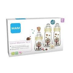 Glass Baby Bottle Kit + 1 Pacifier From Birth Mam