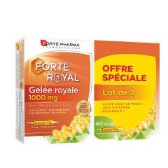 Organic Royal Jelly 2x20 Phials 2x20 Ampoules Forté Royal Forté Pharma
