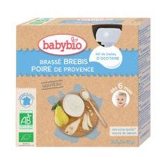 6 Month Organic Sheep's Milk Drinking Bottle 4x85g Babybio