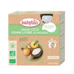 6 Months Organic Coco Milk Drinking Bottle 4x85g Babybio