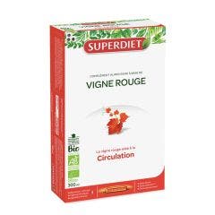 Red Vine Organic Circulation 20 Ampulas Superdiet