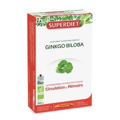 Ginkgo Biloba Circulation 20 Ampoules 300ml Superdiet