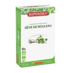 Organic Birch Sap 20 Phials Superdiet