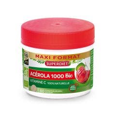 Organic Acerola 1000 Chewable 60 tablets Superdiet