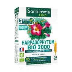 Organic Harpagophytum 2000 x 20 Ampoules Santarome