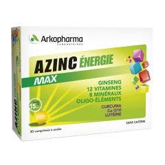 Arkophama Azinc Max Energy 30 Comprimes 30 Comprimes Azinc Arkopharma