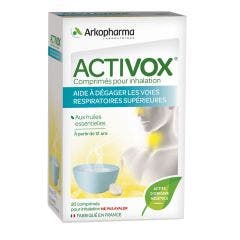 Inhalation Tablets X 20 20 Comprimés Pour Inhalation Activox Arkopharma