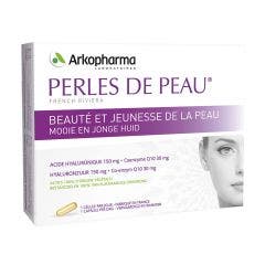 Skin Pearls 30 Tablets Hyaluronic Acid Q10 Perles De Peau Arkopharma