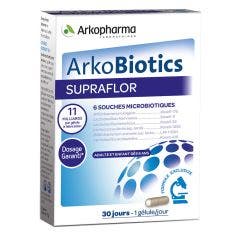 Supraflor 30 Capsules Lactic Ferments 30 gélules Arkobiotics Arkopharma